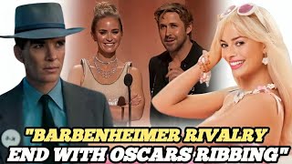 Barbenheimer Rivalry Ends with Playful Banter: Emily Blunt \& Ryan Gosling at the Oscars