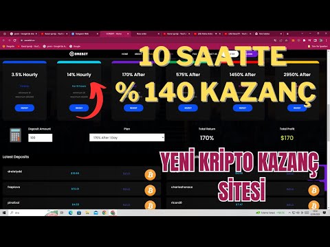 24 saatte %170 kazanç | Yeni kripto kazanç sitesi | New daily crypto cloud mining site /TRX-BTC-DOGE