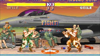 Green Guile Vs Orange Guile Street Fighter Ii - Champion Edition Ep-2124