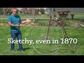 The Penny Farthing was the sketchiest bicycle ever made