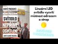 Nové LED lineární stropní svítidlo 🎉 Žádná instalace, jen položíte na skříň ☀️ Jasná obloha doma