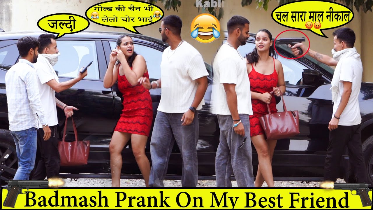 Gangster Prank On My Best Friend || Kabir k Vines