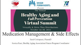 Healthy Aging and Fall Prevention Summit - Medication Management & Side Effects