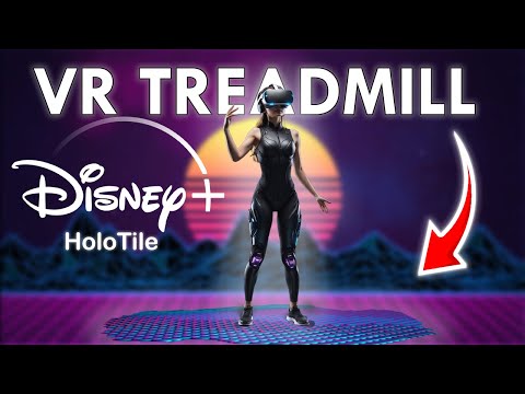 Disney holo tile floor | VR walking tech is finally here!