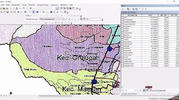 Tutorial Memasukkan Data Atribut Peta ArcGIS 10.5