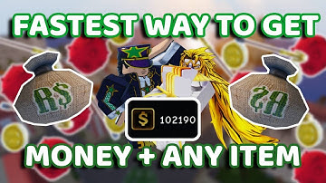 [YBA] The FASTEST Way to Get MONEY/ANY ITEM (For Free!)