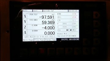 Контролёр DDCSV2.1 первый запуск станка