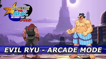 Capcom vs. SNK Pro - Evil Ryu - Arcade Mode/1080p 60fps/Redream