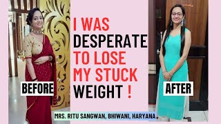 Lost 4kg with PCOD | Successful Weight Loss Story | Transformation Story | Dr.Richa Garg