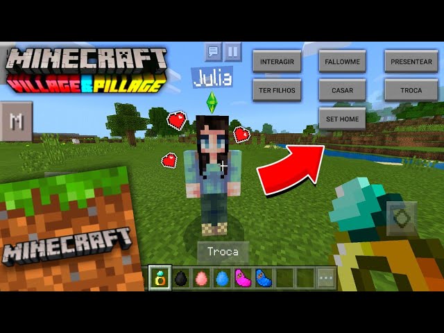 Minecraft, THE SIMS in Minecraft! (Minecraft Comes Alive!)