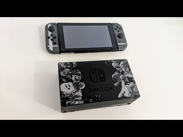 Unboxing Nintendo Switch Super Smash Bros Ultimate Console Bundle Smash Bros Ultimate Giveaway YouTube