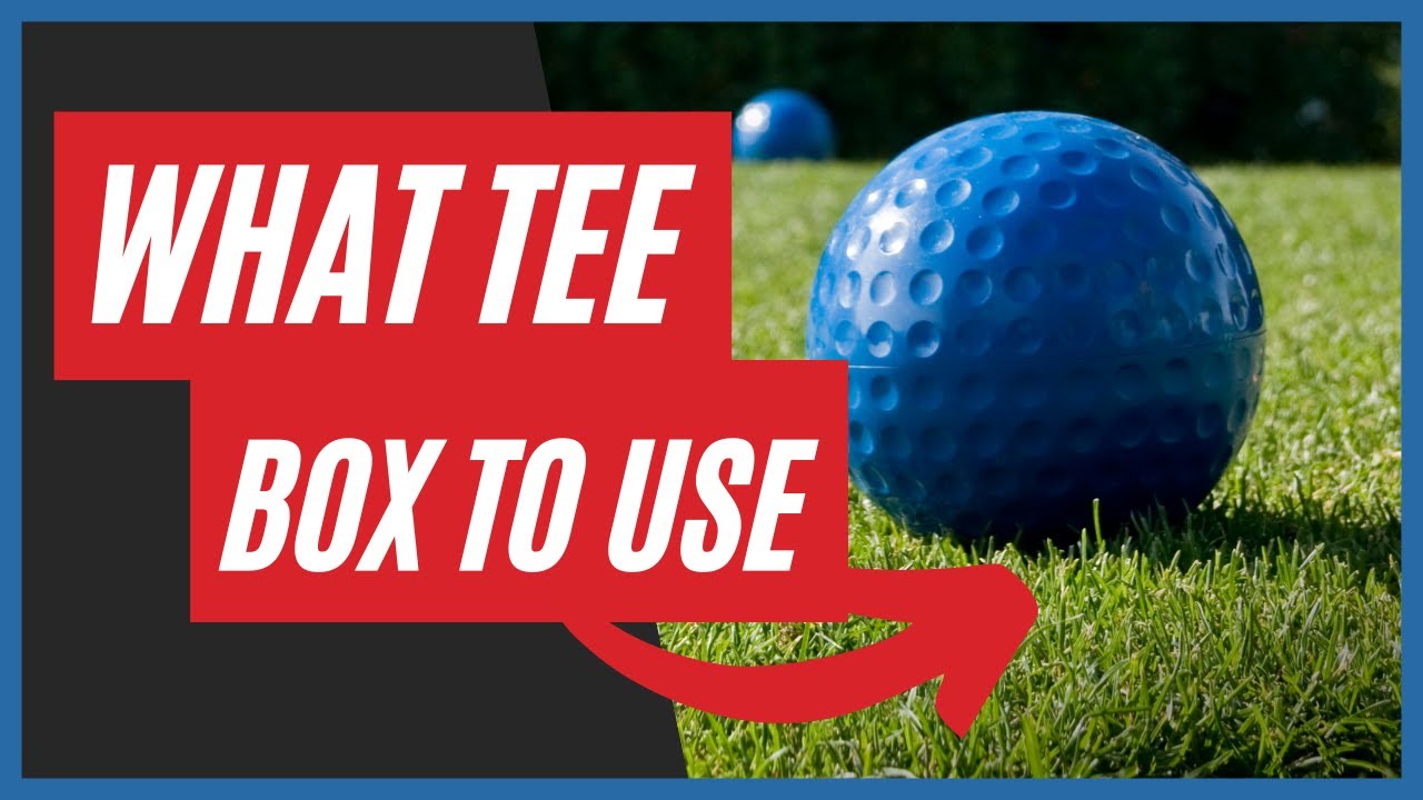 Golf tip: How to figure out which tees to play from