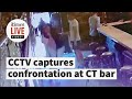 Confrontation caught on cctv after alleged racism incident at cape town bar
