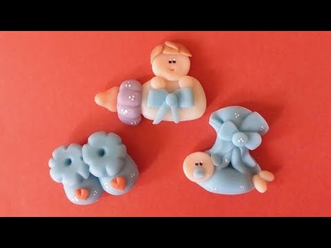 Souvenir Faciles Para Baby Shower Porcelana Fria Paso A Paso Youtube