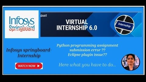 Infosys Springboard Assignment Error: Eclipse Plugin Problem EXPLAINED!