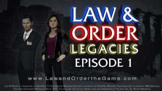 Law and Order- Legacies Official Video Game Launch trailer