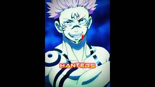 Heroes ☁️ vs Hunters 💀 | Anime Edit 🔥 #jjk #naruto #opm #animeedit