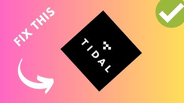 How to fix TIDAL Music app not working