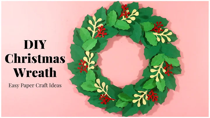 How To Make Christmas Wreath ? DIY Paper Wreath | ...