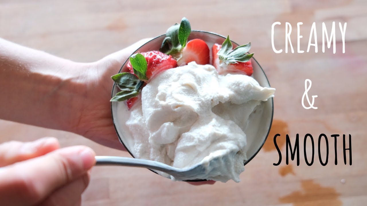 2-Ingredient Dairy Free + Banana Free ICE CREAM - No Churn