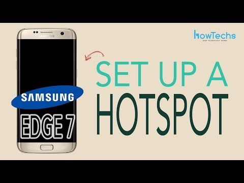 Samsung Galaxy Edge 7 - How to set up a Wifi Hotspot