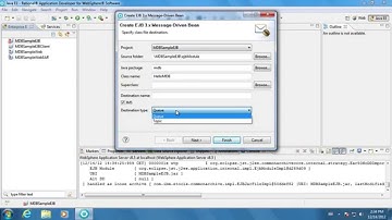 Developing MDB (EJB 3.1) in RAD 8.5.1 with WAS 8.5 part 2