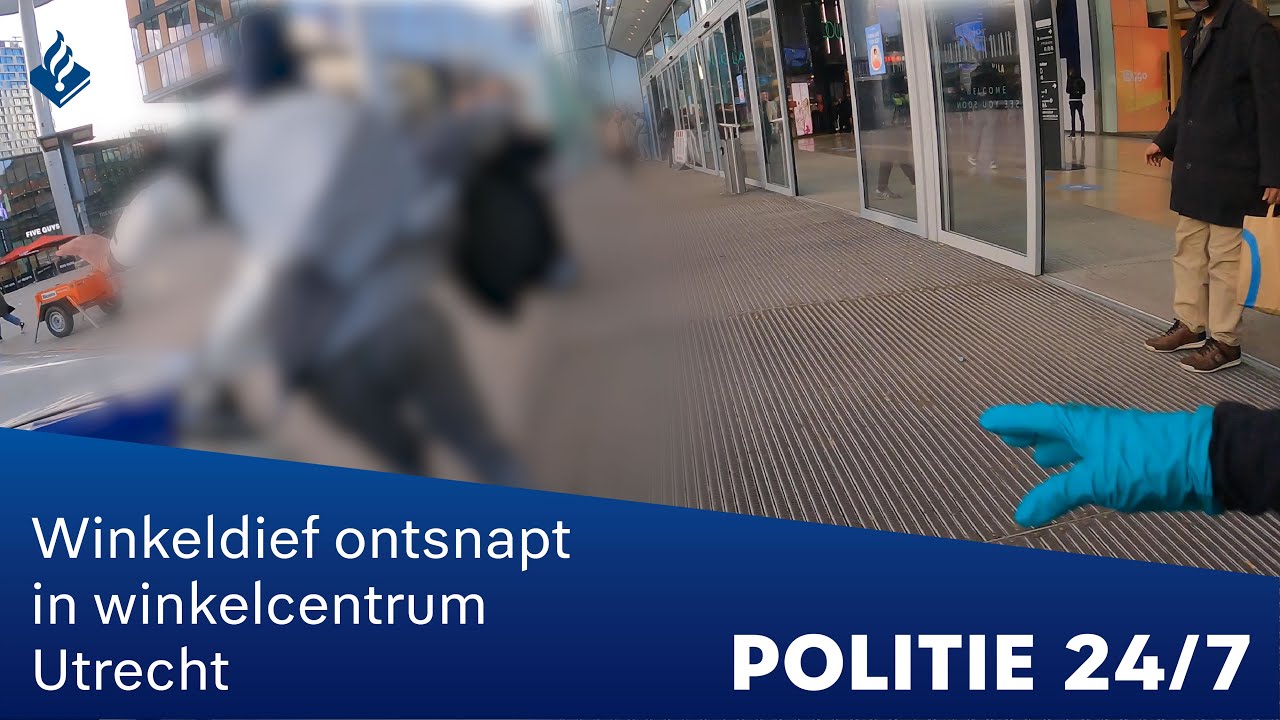 Winkeldief op de vlucht | POLITIE 24/7