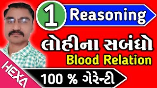 લોહીના સબંધો(ભાગ-1)| Blood Relation Reasoning Tricks|Reasoning shortcut|Lohina sambandh in reasoning