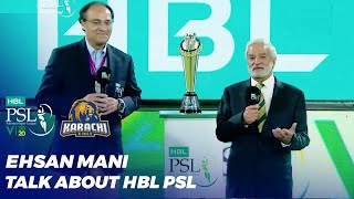 Ehsan Mani, Chairman PCB, and  Muhammad Aurangzeb, President &amp; CEO HBL, Talk About HBL PSL | MB2T