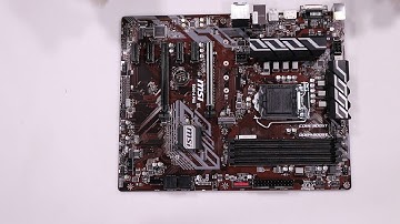 Unboxing MSI B360-A PRO s1151 B360 4DDR4 M.2 USB3.1 ATX hands on review