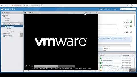 Fortigate  VM  Installation in VMware ESXI
