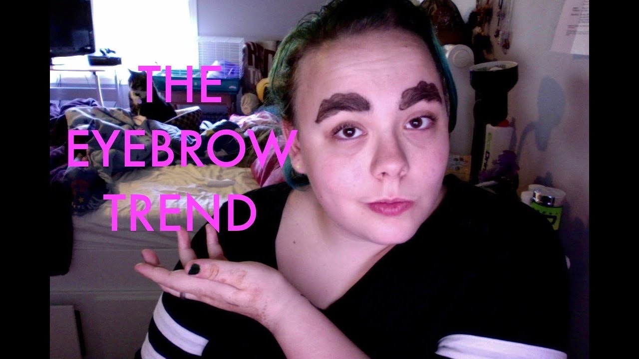 THE WIGGLY EYEBROW TREND!!?? YouTube