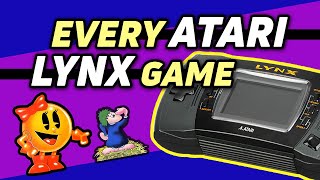 Atari Lynx (1989) Library | Trying all 71 Games