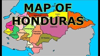 MAP OF HONDURAS