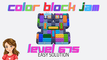 Color Block Jam Level 675 Easy Game Solution Walkthrough