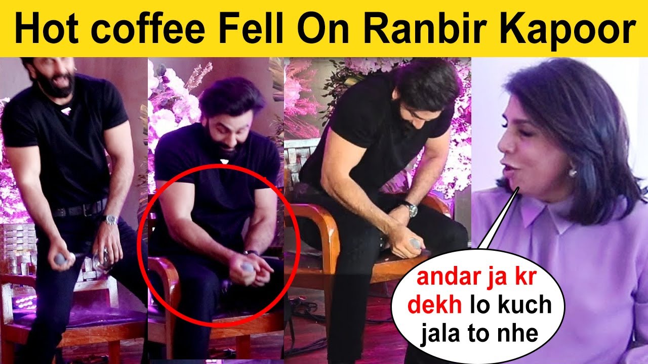 Oops! Hot Coffee Falls on Ranbir Kapoor Look at Mom Neetu Kapoor ...