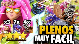 MEJOR Ejército SPAM Super Arqueras - Hydra TH13 2023 ⭐ | ATAQUE PLENOS FÁCILES | CLASH OF CLANS #coc