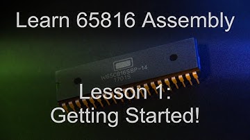 Learn 65816 Assembly: Lesson 1 - 8 and 16 bit modes on the 65816
