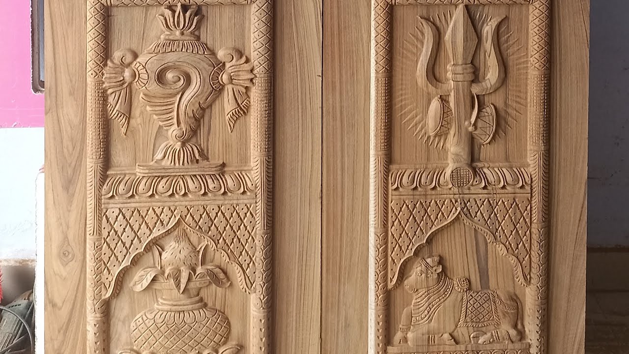 Gudi door design in cncmaching work