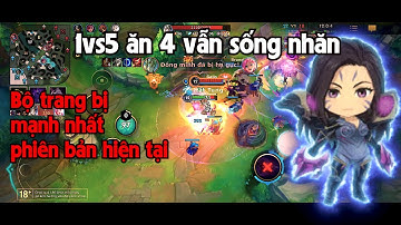 Hài Tốc Chiến 153 Kaisa bộ trang bị gánh team, 1 cân 5 ăn 4 và sống sót