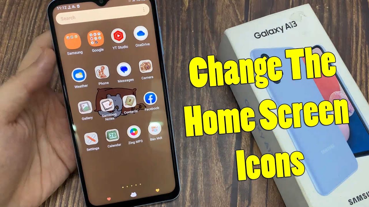 Samsung Galaxy A13: How to Restore Home Screen Icons Back to The Factory  Default 