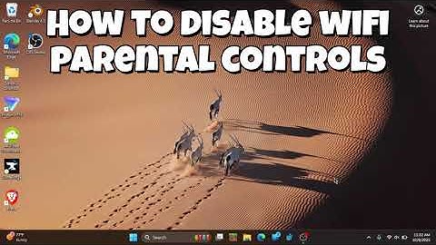 HOW TO DISABLE/BYPASS WIFI PARENTAL CONTROLS ON WINDOWS 10/11
