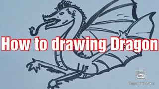 How To Drawing Dragon How To Drawing Dragon Easy How To Make Dragon Drawing Easy Red Bug Diy Youtube