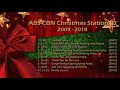 ABS CBN Christmas Station ID   Christmas Songs Non Stop Compilation (2009 2018)