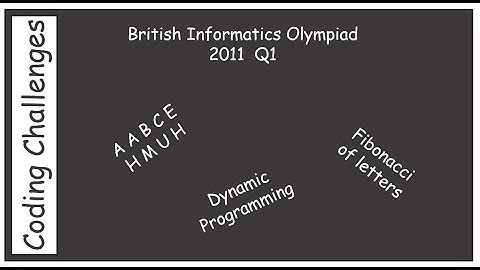British Informatics Olympiad (BIO) 2011 Q1 Fibonacci of letters