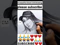 A beautiful and smart girl drawing vedio shorts viral youtubeshorts girl drawing tiktokshort