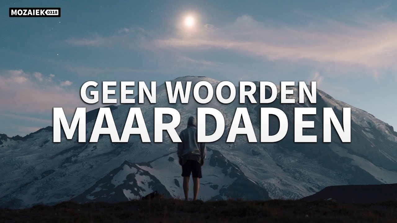 Preek: Geen woorden maar daden - Kees Kraayenoord - YouTube
