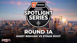 Mikey Bishara vs Ethan Root | Round 1 | Magic Spotlight: The Hobbit | Modern