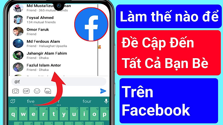 Cách tag bạn bè vào bình luận trên facebook