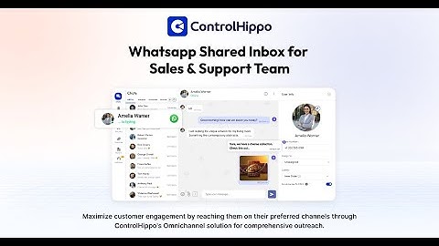 ControlHippo: Your Ultimate Whatsapp Shared Inbox for Sales and Support Teams